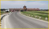 Entrance to Birkenau <BR> Concentration Camp